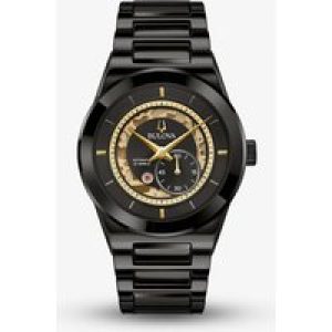Bulova Mens Modern Millennia Black Automatic Watch 98A291