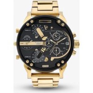 Diesel Mens Mr Daddy 2.0 Chronograph Dial Gold Plated Bracelet Watch DZ7333