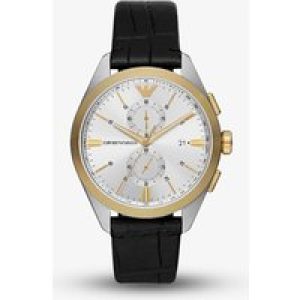 Emporio Armani Mens White Dial Chronograph Watch AR11498