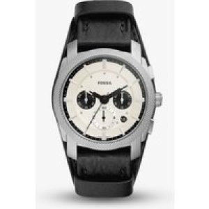 Fossil Mens Machine Black Chronograph Watch FS5921