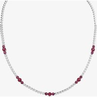 18ct White Gold Ruby & Diamond Fancy Necklace HSN1062(RU) - Image 2