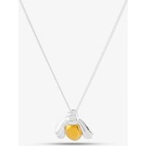 Sterling Silver Two-Tone Bumblebee Necklace P4678 N2326