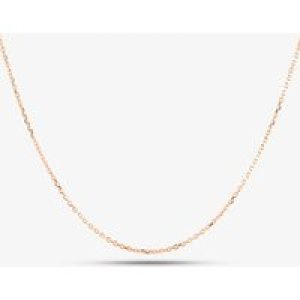 Rose Gold Plated 16 Inch Belcher Chain CA4DC040/0.40 RGP