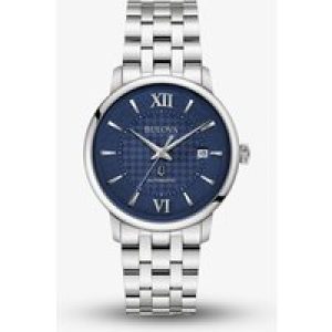 Bulova Classic Hudson Blue Dial Watch 96B447