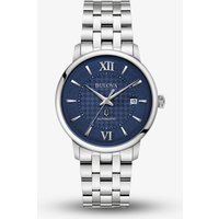 Bulova Classic Hudson Blue Dial Watch 96B447 - Image 2