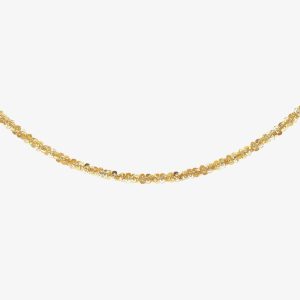 LUXE Silver Gold Plated Tocalle Necklace 8.19.7794