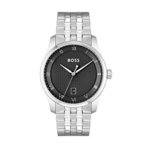 BOSS Idea Stainless Metal Quartz 41mm Males’s Watch 1514123