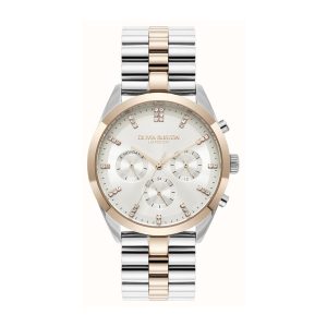 Olivia Burton Sports activities Luxe Town Vintage Multifunction Two Tone 38mm Girls Watch 24000191