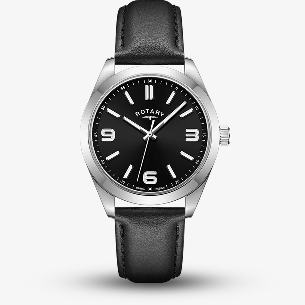 Rotary Sport Black & Silver Watch GS05770/04