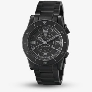 Elliot Brown Beachmaster Blackout Black & Grey GMT Watch 0H0-621-B09