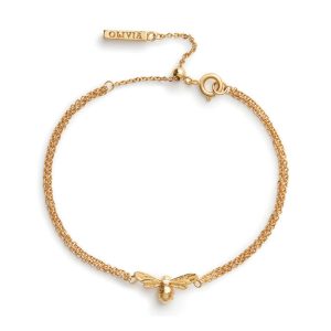 Olivia Burton Fortunate Bee Womens Bracelet OBJAMB44N Gold