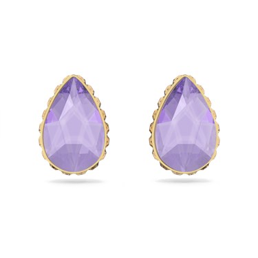 Swarovski Orbita Crimson + Pink Reversible Stud Earrings