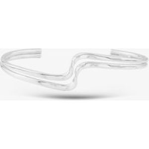 Silver Wave Open Ended Bangle GK-B480