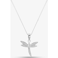Silver Cubic Zirconia Dragonfly Pendant 8.68.2984 - Image 2