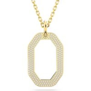 Swarovski Dextera Gold Octagon Necklace – 49.5cm