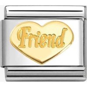 Nomination CLASSIC Symbols Friends Heart Charm 030162/76