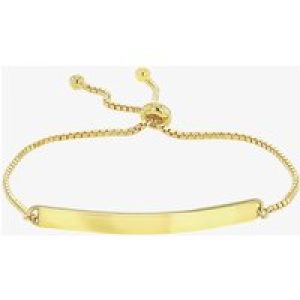 LUXE Silver Gold Plated Bar Toggle Bracelet 8.29.1014