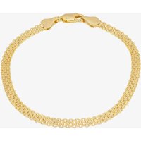 LUXE Silver Gold Plated Bismark Bracelet 8.28.1802 - Image 2