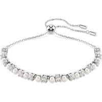 Swarovski Matrix White Rhodium Plated Crystal & Pearl Bracelet 5689633 - Image 2