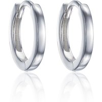 Silver Micro Hoop Earrings - Image 2