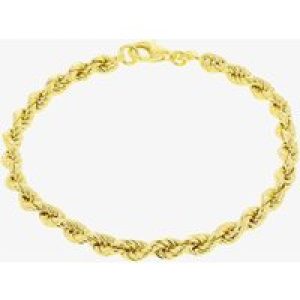 LUXE Silver Gold Plated 5mm Rope Chain Bracelet 8.22.0131