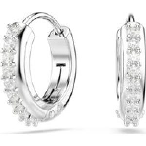Swarovski Rhodium Plated Hoop Earrings 5690670