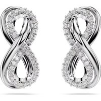 Swarovski Hyperbola Rhodium Plated Infinity Stud Earrings 5687269 - Image 2