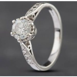 Pre-Owned Platinum Diamond Solitaire Ring 4148937
