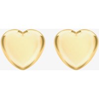 LUXE Silver Gold Plated Heart Stud Earrings 8.55.8749 - Image 2