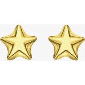 LUXE Silver Gold Plated Star Stud Earrings 8.55.5639