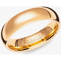 Unique Tungsten Carbide Gold Plated 6mm Band Ring TUR-144-64 - Image 2