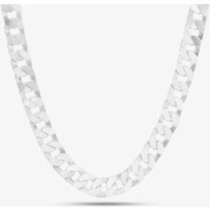 Sterling Silver 22 Inch Flat Square Heavy Curb Necklace 8.13.7026