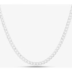 Sterling Silver Flat Curb Chain 61cm 8.13.6367