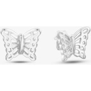 Silver Cut Out Butterfly Stud Earrings 8.55.5279