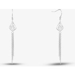 Sterling Silver Tassel Dropper Earrings 8.54.3659