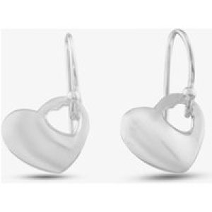 Sterling Silver Open Heart Dropper Earrings 8.54.1959