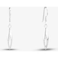 Sterling Silver Oblong Dropper Earrings 8.54.0319 - Image 2