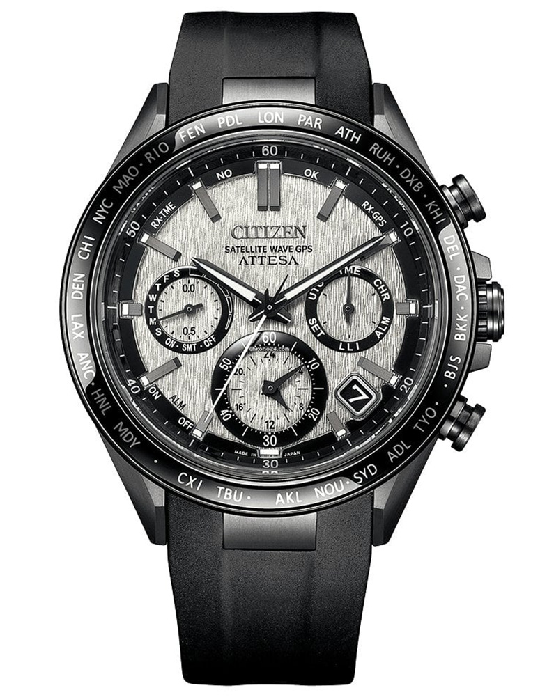 Citizen Attessa Mens Black Watch CC4055-14H Rubber - One Size