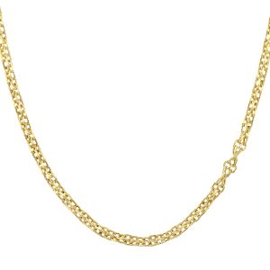Diamant L’Eternel Unisex 9ct Yellow Gold Fancy Link Chain of 18 Inch/46cm Length – One Size