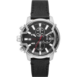Diesel Griffed Mens Black Watch DZ4603 Leather (archived) – One Size