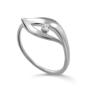 Orphelia ‘Milan’ WoMens 925 Sterling Silver Ring – ZR-7519 – Size R 1/2