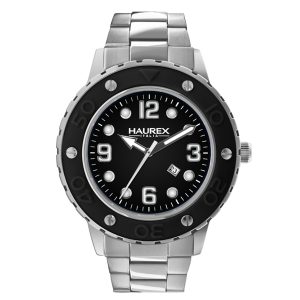Hourex Womens Silver Steel Watch Stainless Steel – One Size