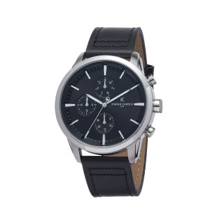 Pierre Cardin Mens Watch PC902741F102 – Black Leather – One Size