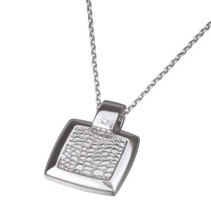 Orphelia WoMens 925 Sterling Silver Chain with Pendant – ZH-4542 – One Size