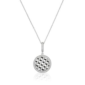 Orphelia WoMens 925 Sterling Silver Chain with Pendant – ZH-4836 – One Size