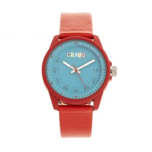 Crayo Jolt Unisex Watch – Red Stainless Steel – One Size