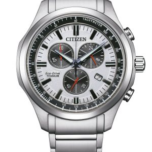 Citizen Mens Silver Watch AT2530-85A Titanium – One Size