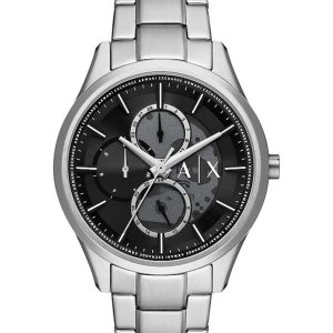 Armani Exchange Dante Mens Silver Watch AX1873 Stainless Steel (archived) – One Size