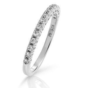 Orphelia ‘Claire’ WoMens 925 Sterling Silver Ring – ZR-7539 – Size L