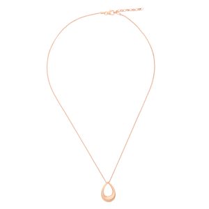 Orphelia ‘Krista’ WoMens 925 Sterling Silver Chain with Pendant – Rose zh-7366 – One Size